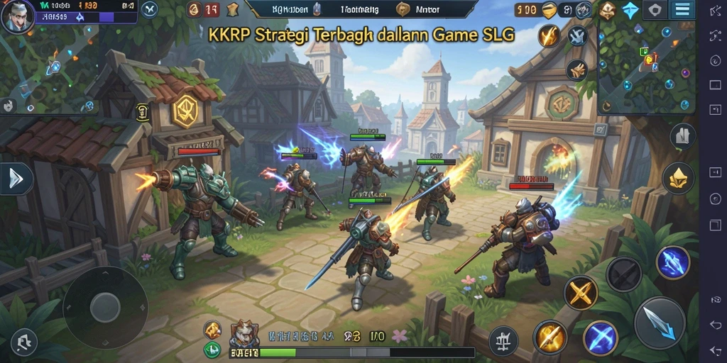 Screenshot utama KKRP menampilkan aksi strategi yang mendebarkan.