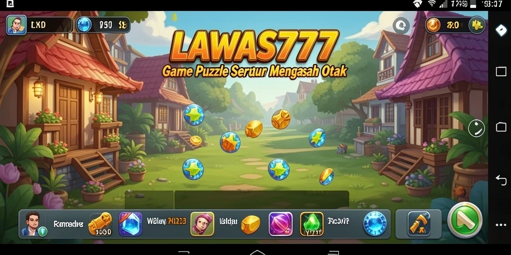 Tampilan gameplay seru dari LAWAS777 yang menantang.
