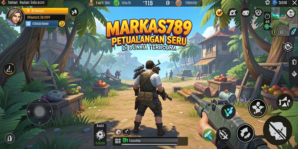 Tangkapan layar gameplay yang mengesankan dari MARKAS789 di dunia terbuka.
