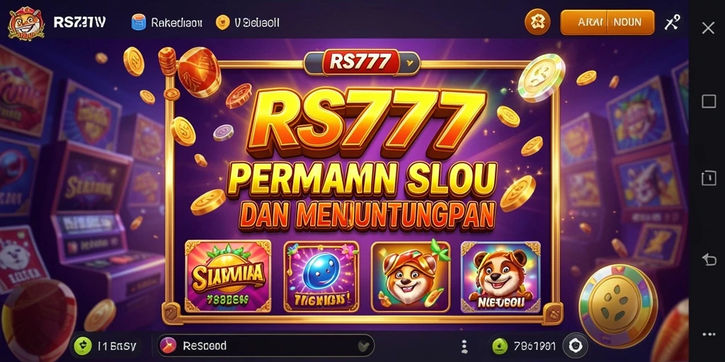 Tampilan gameplay RS777 yang mengasyikkan dan penuh warna.