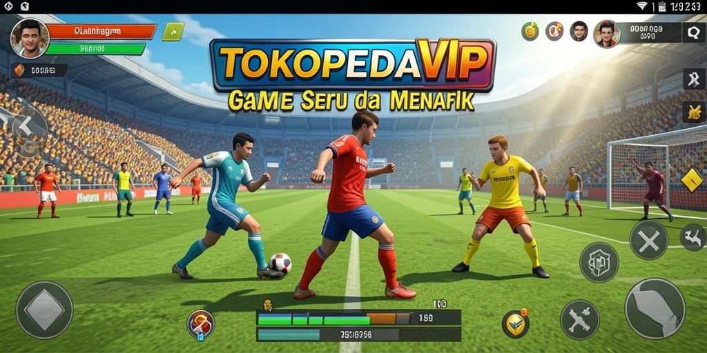 Tampilan gameplay seru dari TOKOPEDIAVIP yang menarik.