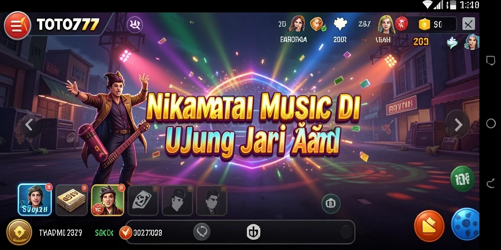 Tampilan gameplay TOTO777 yang interaktif dan seru.