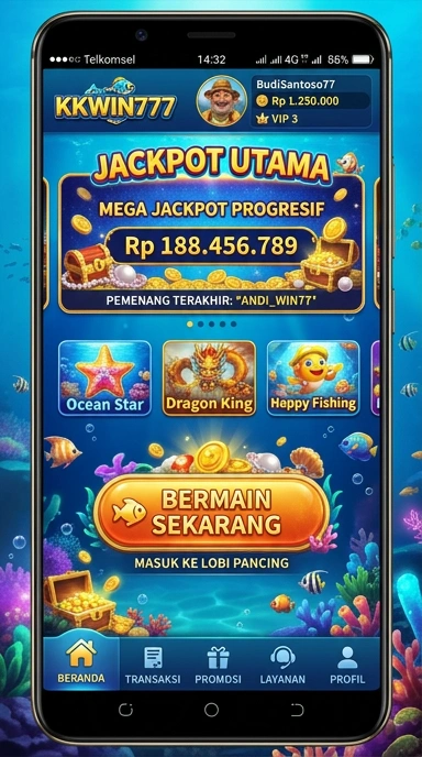Screenshot berisi pilihan aplikasi menarik di kkwin777.